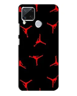 Чехол для Realme C15 с картинкой «Jordan Red Pattern» Чехол для Realme C15 с картинкой «Jordan Red Pattern»