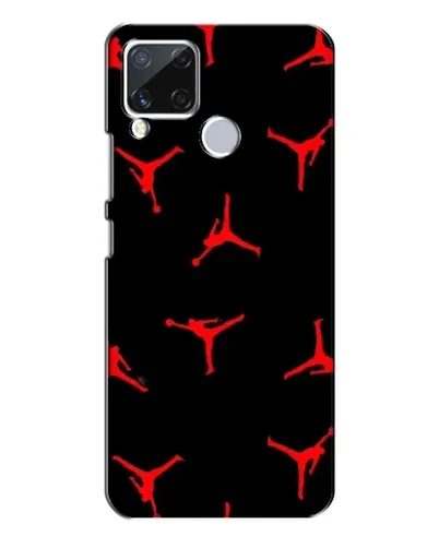 Чехол для Realme C15 с картинкой «Jordan Red Pattern» Чехол для Realme C15 с картинкой «Jordan Red Pattern»