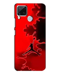 Чохол для Realme C15 з картинкою «Jordan Red Smoke» Чохол для Realme C15 з картинкою «Jordan Red Smoke»