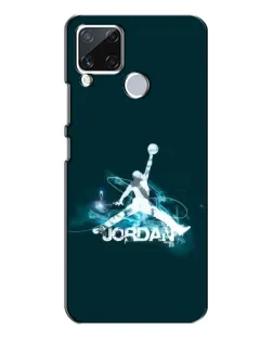 Чохол для Realme C15 з картинкою «Jordan Blue Fire» Чохол для Realme C15 з картинкою «Jordan Blue Fire»