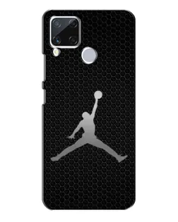 Чохол для Realme C15 з картинкою «Jordan Dark Carbon» Чохол для Realme C15 з картинкою «Jordan Dark Carbon»