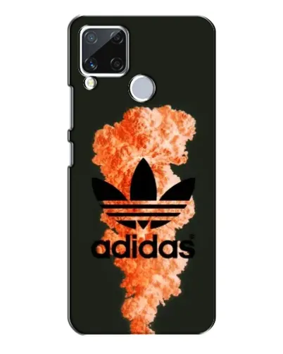 Чехол для Realme C15 с картинкой «Оранжевый дым Adidas» Чехол для Realme C15 с картинкой «Оранжевый дым Adidas»