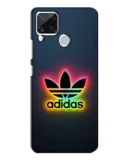 Чехол для Realme C15 с картинкой «Неоновый Adidas»