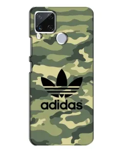 Чехол для Realme C15 с картинкой «Милитари стиль Adidas»