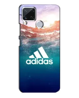 Чехол для Realme C15 с картинкой «Океанская глубина адидас»