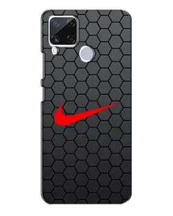 Чохол для Realme C15 з картинкою «Nike — карбонова сітка» Чохол для Realme C15 з картинкою «Nike — карбонова сітка»