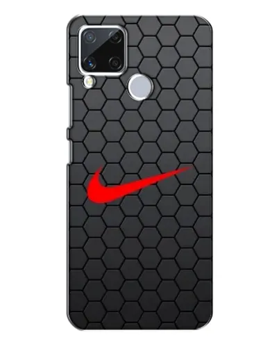 Чехол для Realme C15 с картинкой «Nike — карбоновая сетка» Чехол для Realme C15 с картинкой «Nike — карбоновая сетка»