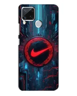Чохол для Realme C15 з картинкою «Техногенний стиль Nike» Чохол для Realme C15 з картинкою «Техногенний стиль Nike»