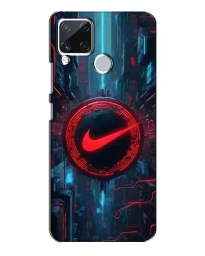 Чехол для Realme C15 с картинкой «Техногенный стиль Nike» Чехол для Realme C15 с картинкой «Техногенный стиль Nike»