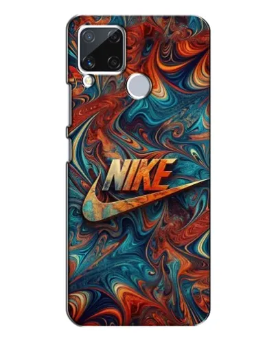 Чехол для Realme C15 с картинкой «Nike в абстракции» Чехол для Realme C15 с картинкой «Nike в абстракции»