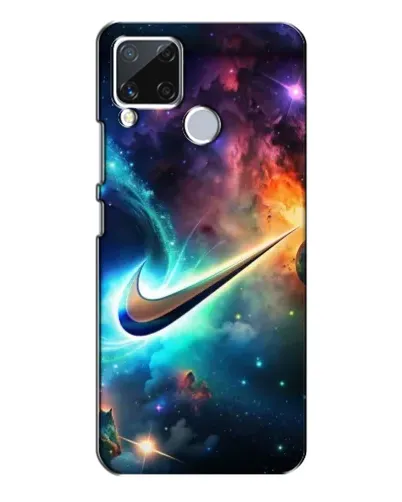 Чехол для Realme C15 с картинкой «Космический Nike Swoosh» Чехол для Realme C15 с картинкой «Космический Nike Swoosh»