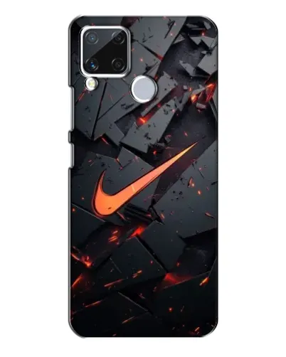 Чехол для Realme C15 с картинкой «Nike — эффект разломов» Чехол для Realme C15 с картинкой «Nike — эффект разломов»