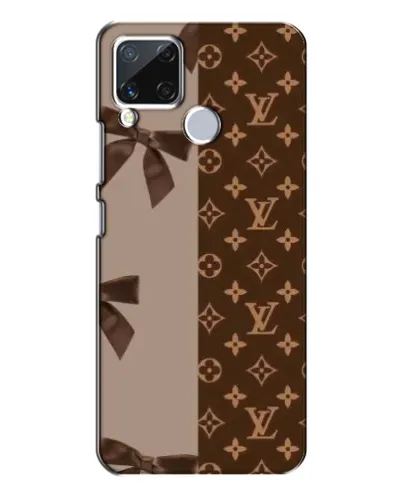 Чехол для Realme C15 с картинкой «Louis Vuitton — банты»