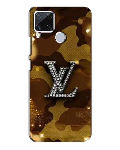 Чехол для Realme C15 с картинкой «Камуфляжный Louis Vuitton»