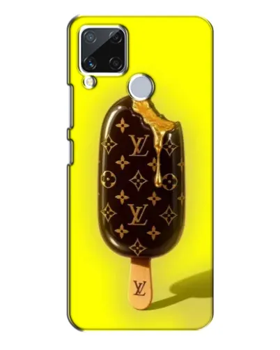 Чехол для Realme C15 с картинкой «Мороженое от LV»