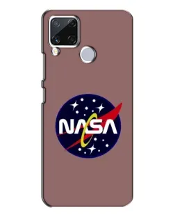 Чехол для Realme C15 с картинкой «NASA — ретро космос»