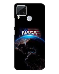 Чехол для Realme C15 с картинкой «Земля из космоса NASA»