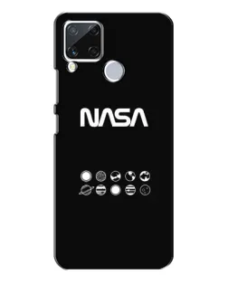 Чехол для Realme C15 с картинкой «NASA — технический принт»