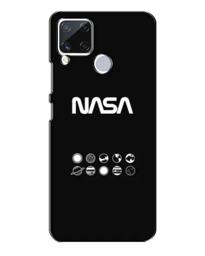 Чехол для Realme C15 с картинкой «NASA — технический принт» Чехол для Realme C15 с картинкой «NASA — технический принт»