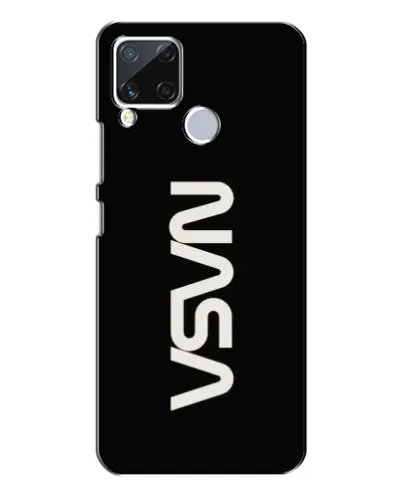 Чехол для Realme C15 с картинкой «NASA — вертикальный логотип» Чехол для Realme C15 с картинкой «NASA — вертикальный логотип»