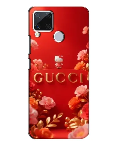 Чехол для Realme C15 с картинкой «Gucci — золотой сад»