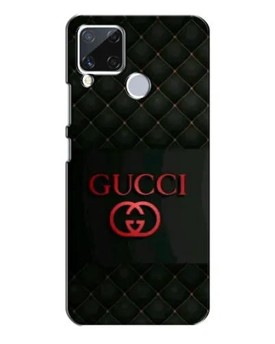 Чехол для Realme C15 с картинкой «Gucci — стеганый черный»