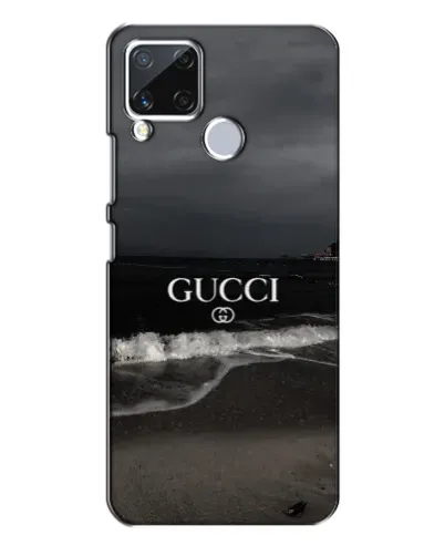 Чехол для Realme C15 с картинкой «Gucci — морской прибой»
