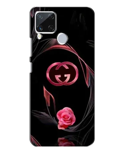 Чехол для Realme C15 с картинкой «Gucci — неоновая роза»