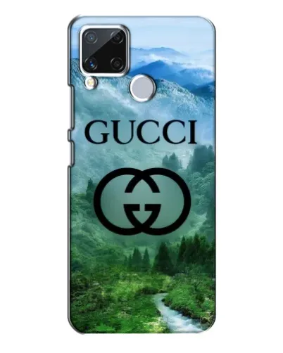 Чехол для Realme C15 с картинкой «Gucci — горный пейзаж»