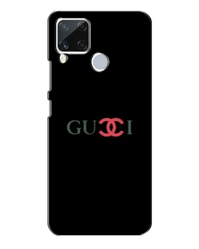 Чехол для Realme C15 с картинкой «Gucci — красный градиент»