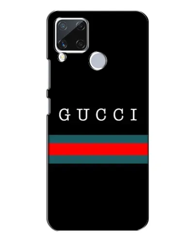 Чехол для Realme C15 с картинкой «Gucci — красный пояс»