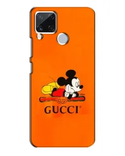 Чохол для Realme C15 з картинкою «Міккі Маус Gucci — помаранч» Чохол для Realme C15 з картинкою «Міккі Маус Gucci — помаранч»