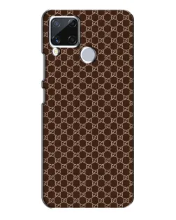 Чохол для Realme C15 з картинкою «Gucci — шоколадна сітка» Чохол для Realme C15 з картинкою «Gucci — шоколадна сітка»