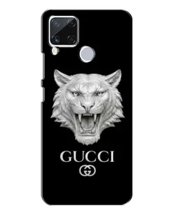 Чохол для Realme C15 з картинкою «Gucci — срібний лев» Чохол для Realme C15 з картинкою «Gucci — срібний лев»