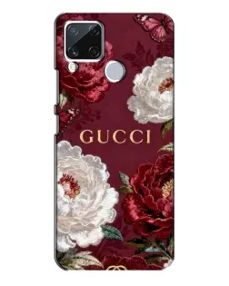 Чохол для Realme C15 з картинкою «Gucci — бордові троянди» Чохол для Realme C15 з картинкою «Gucci — бордові троянди»