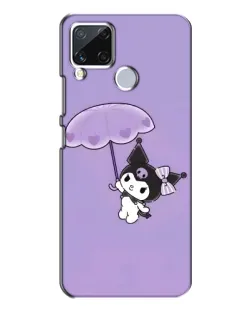 Чехол для Realme C15 с картинкой «Kuromi с зонтиком» Чехол для Realme C15 с картинкой «Kuromi с зонтиком»