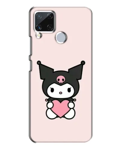 Чехол для Realme C15 с картинкой «Kuromi и сердце» Чехол для Realme C15 с картинкой «Kuromi и сердце»