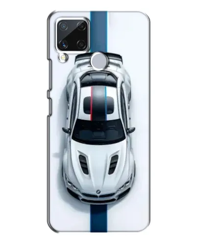 Чехол для Realme C15 с картинкой «Вид сверху — BMW M»