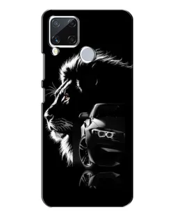 Чехол для Realme C15 с картинкой «BMW и лев»