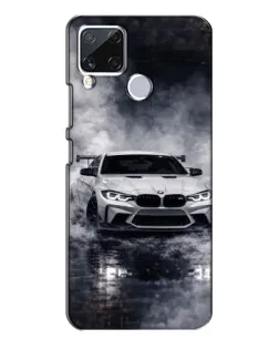 Чехол для Realme C15 с картинкой «BMW сквозь туман»