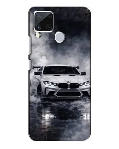 Чехол для Realme C15 с картинкой «BMW сквозь туман»