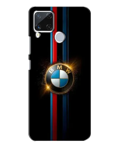 Чехол для Realme C15 с картинкой «BMW M-Power неон»