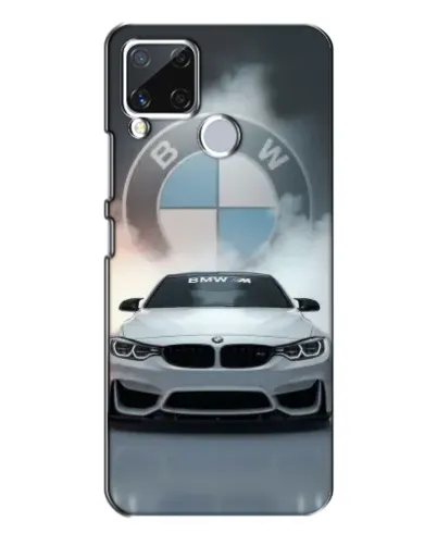Чехол для Realme C15 с картинкой «BMW в белом дыму» Чехол для Realme C15 с картинкой «BMW в белом дыму»