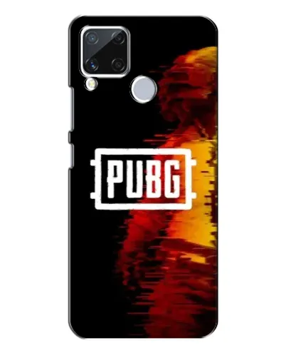 Чохол для Realme C15 з картинкою «Яскравий логотип PUBG»