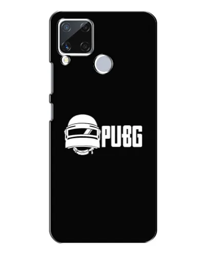 Чохол для Realme C15 з картинкою «PUBG — класичний лого»