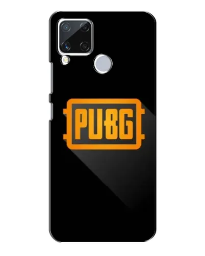 Чохол для Realme C15 з картинкою «PUBG — рамка лого»