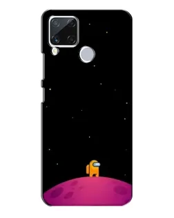 Чохол для Realme C15 з картинкою «Самотній герой на планеті»