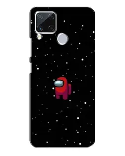 Чохол для Realme C15 з картинкою «Червоний Among Us»