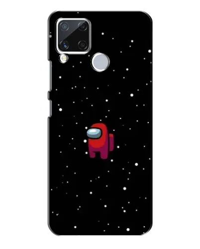 Чехол для Realme C15 с картинкой «Красный Among Us»