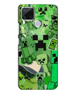 Чохол для Realme C15 з картинкою «Кріпери Minecraft» Чохол для Realme C15 з картинкою «Кріпери Minecraft»